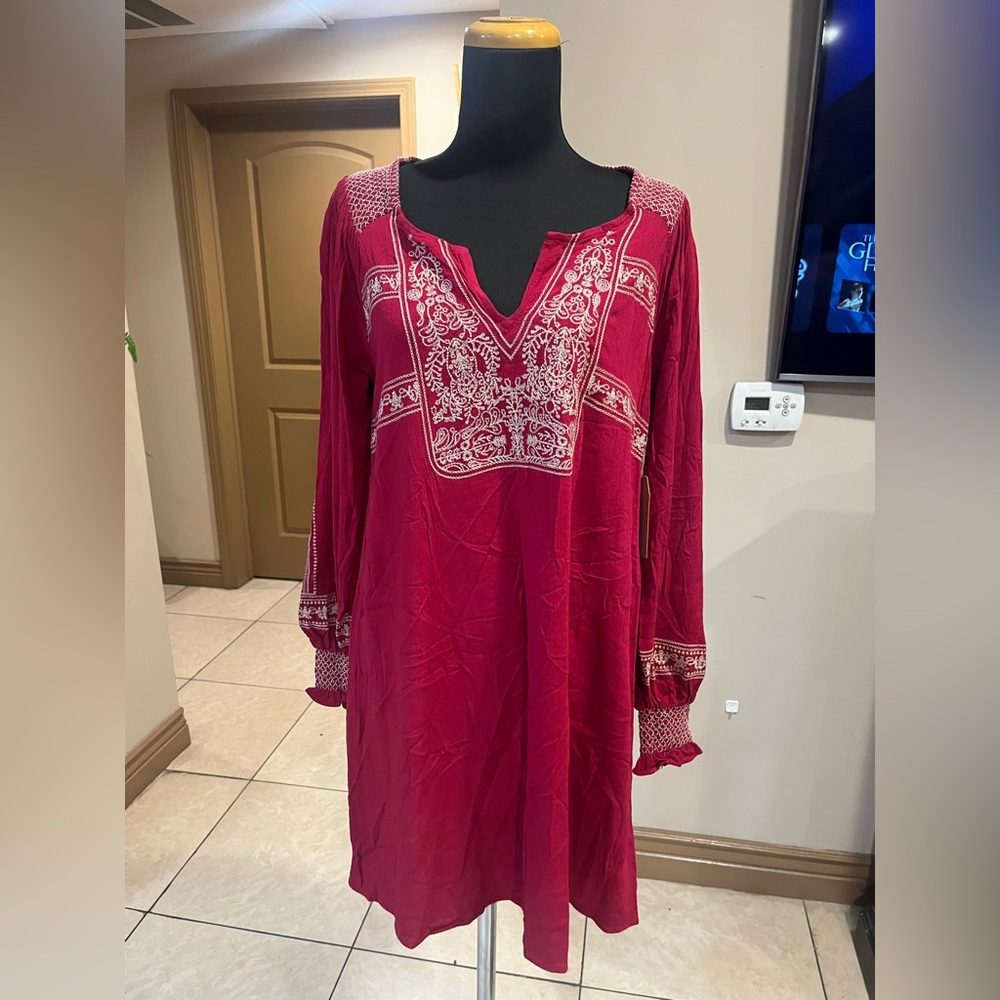 Blu Pepper Vibrant Red Dress